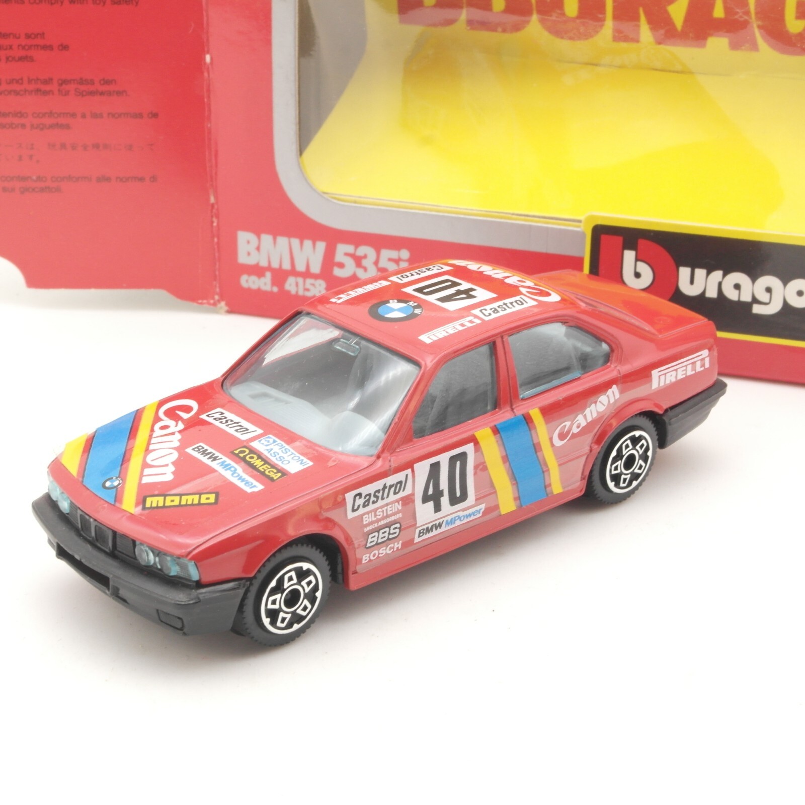 Bburago 1:43 4158 BMW 535i #40 in OVP QR7379