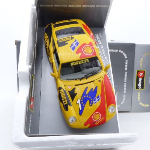 Bburago / Burago 1:18 3360 Porsche 911 Carrera Racing (1993) #1 in OVP EX4207 – Bild 4