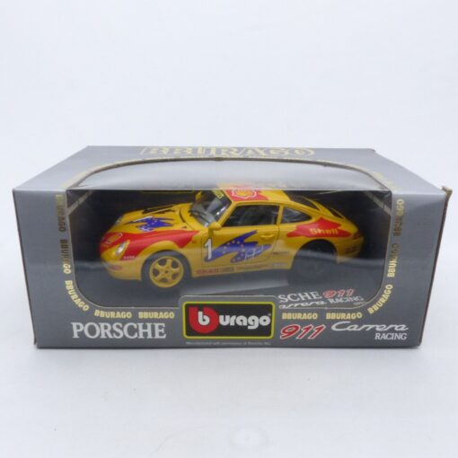 Bburago / Burago 1:18 3360 Porsche 911 Carrera Racing (1993) #1 in OVP EX4207 – Bild 6