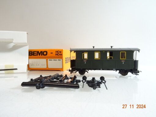 Bemo H0e  Personenwagen 3.Kl. der DRG in EVP PR4298