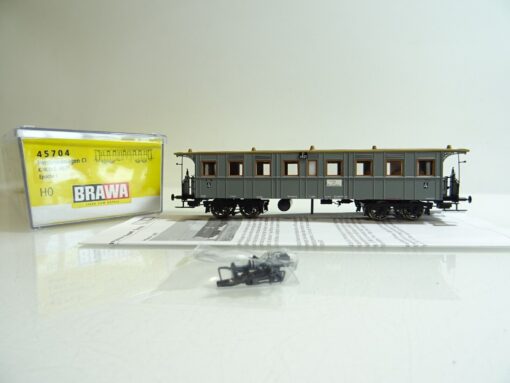Brawa H0 45704 Personenwagen 4. Klasse der K.W.St.E. in OVP PR1026 – Bild 3