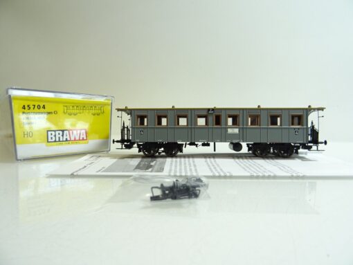 Brawa H0 45704 Personenwagen 4. Klasse der K.W.St.E. in OVP PR1026