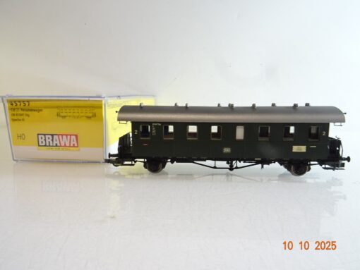 Brawa H0 45757 Personenwagen 2.Kl. der DB in OVP BH510