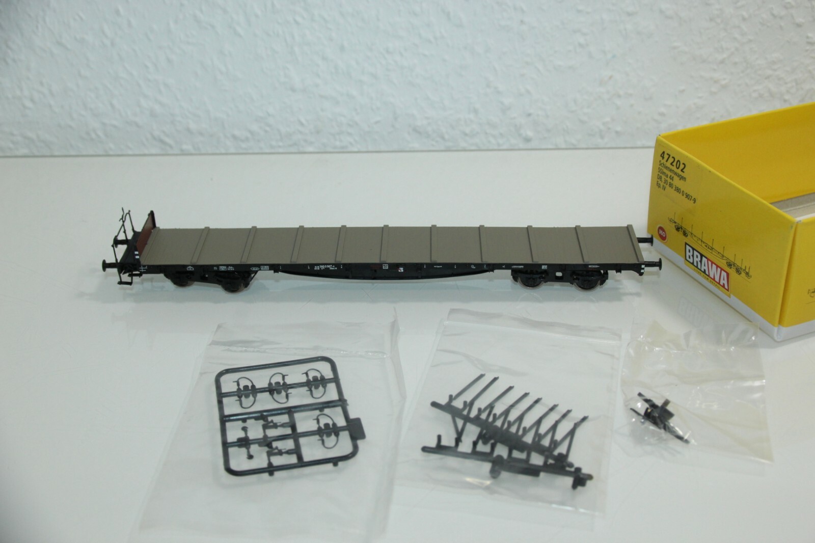 Brawa H0 47202 Schienenwagen SSlma 44 der DB in OVP GS3220