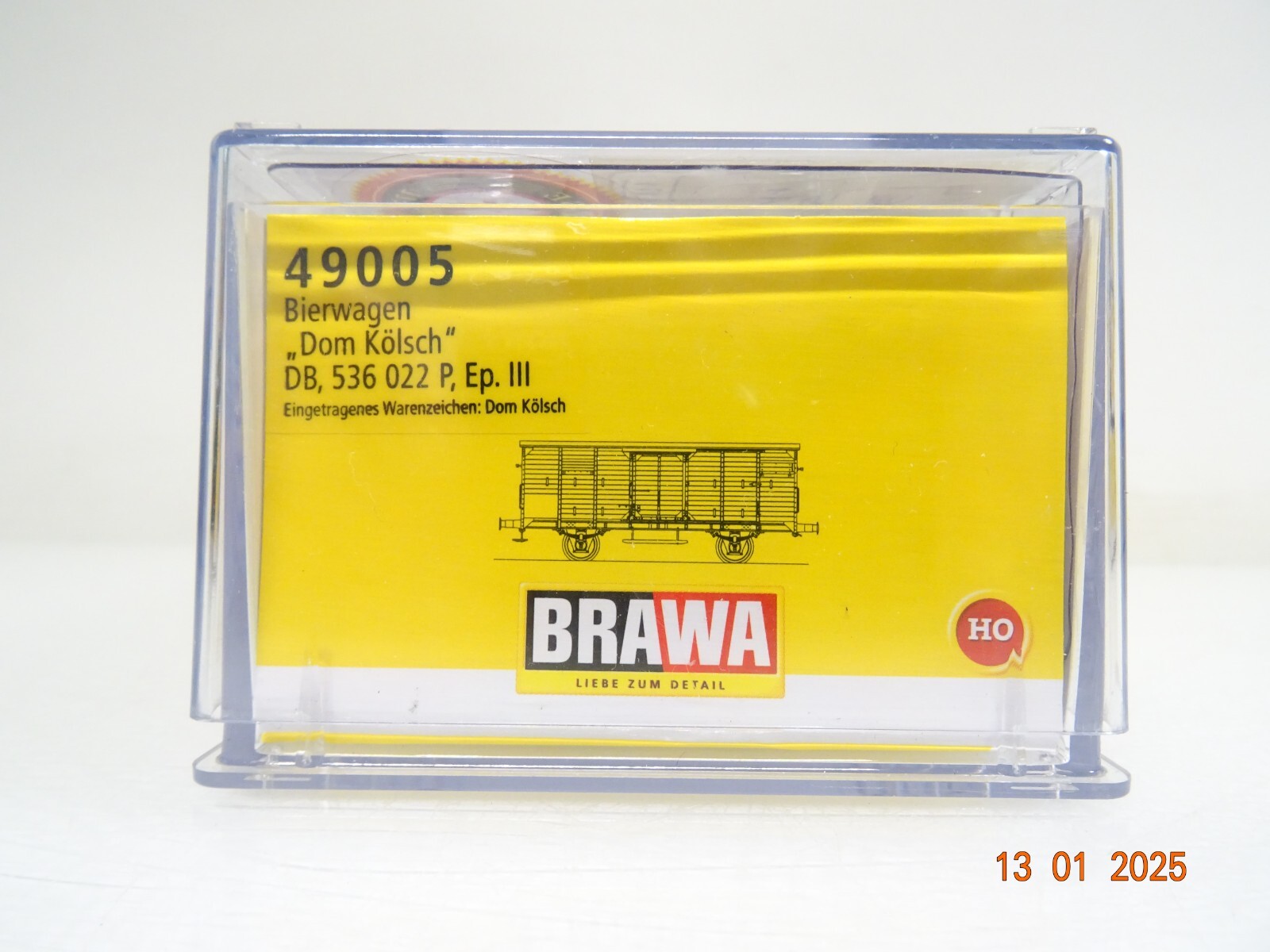 Brawa H0 49005 Kühlwagen Dom Kölsch der DB in OVP PR5226