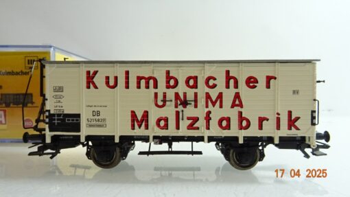 Brawa H0 49766 gedeckter Güterwagen Kulmbacher der DB in OVP PR7181 – Bild 3