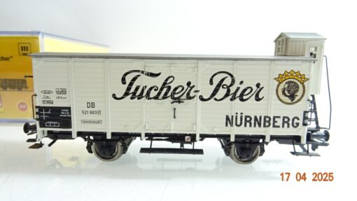 Brawa H0 49834 gedeckter Güterwagen Tucher der DB in OVP PR7166 – Bild 3