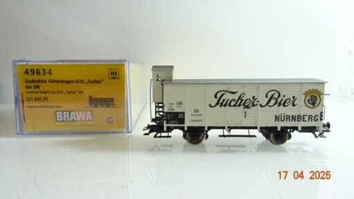 Brawa H0 49834 gedeckter Güterwagen Tucher der DB in OVP PR7166