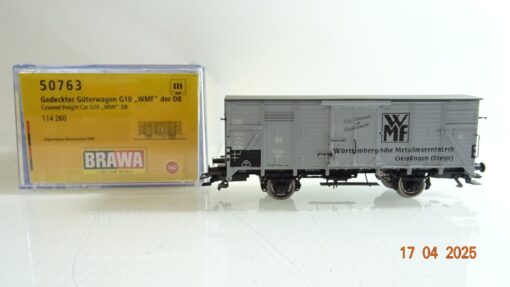 Brawa H0 50763 gedeckter Güterwagen WMF der DB in OVP PR7172