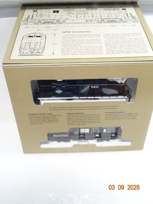 Brawa Life Like H0 0854 US Diesellok GP 18 Illinois Central in OVP JL2770 – Bild 3