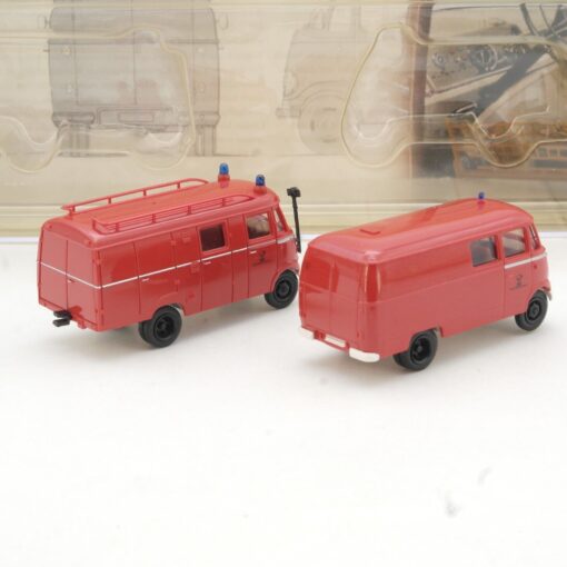Brekina 1:87 010489 Set Mercedes Benz L319 Feuerwehr in OVP QR2408 – Bild 3