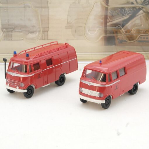 Brekina 1:87 010489 Set Mercedes Benz L319 Feuerwehr in OVP QR2408