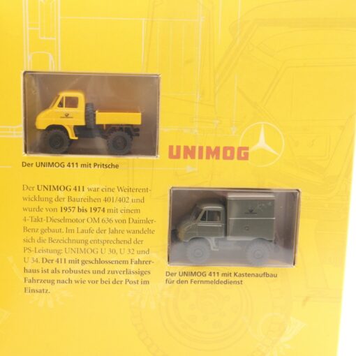 Brekina 1:87 025566 50 Jahre Unimog Post in OVP RR403 – Bild 4