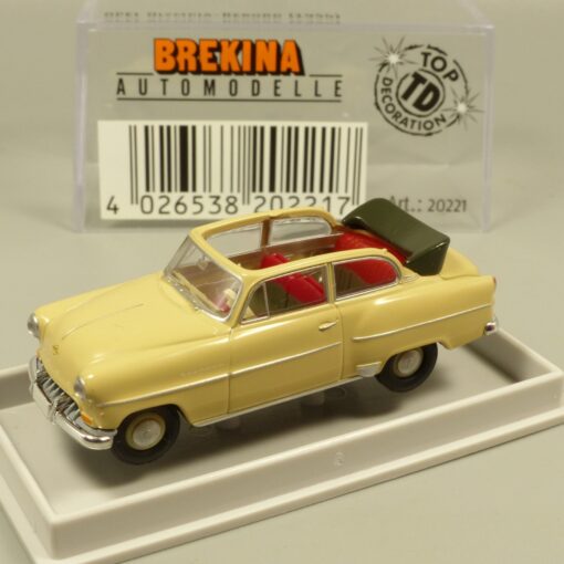 Brekina 1:87 20221 Opel Olympia-Rekord (1954) beige in OVP EX7262