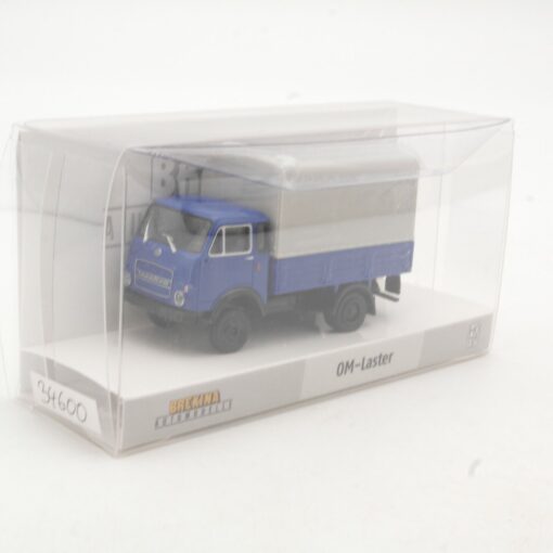 Brekina 1:87 34600 OM-Laster Lupetto Pritsche / Plane neuwertig in OVP QR9178 – Bild 3