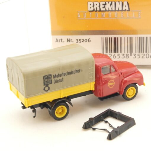 Brekina 1:87 35206 Opel Blitz Pritsche Shell in OVP QR1971 – Bild 3