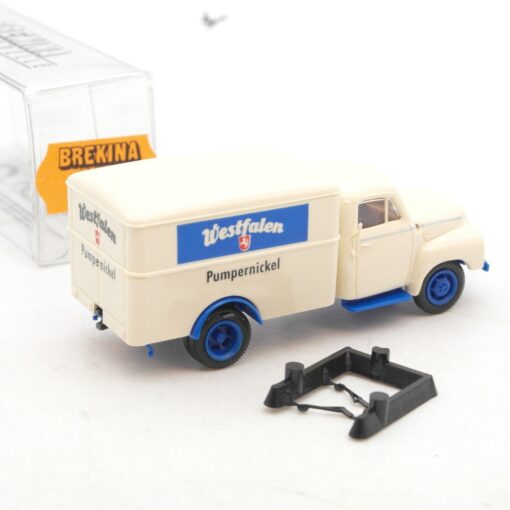 Brekina 1:87 35291 Opel Blitz LKW Kasten Westfalen Pumpernickel in OVP RF9722 – Bild 3