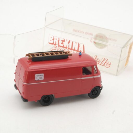 Brekina 1:87 3605 L 319 Feuerwehr-Kastenwagen mit Leiter in OVP QR9573 – Bild 3