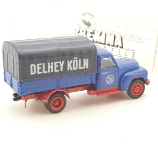 Brekina 1:87 3706 Hanomag L 28 Pritsche Plane DELHEY KÖLN in OVP QR1874 – Bild 3