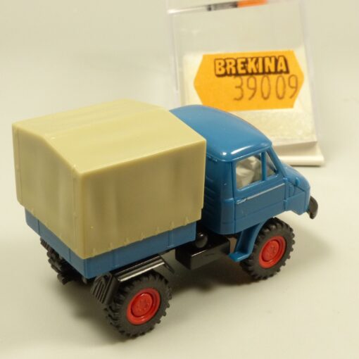 Brekina 1:87 39009 MB Unimog U411 Pritsche/Plane in OVP EX7290 – Bild 3