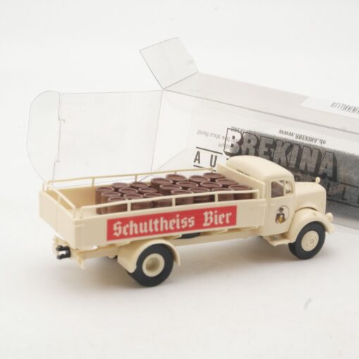 Brekina 1:87 40018 MB L311 Pritsche Schultheiss Bier neuwertig in OVP QR9186 – Bild 3