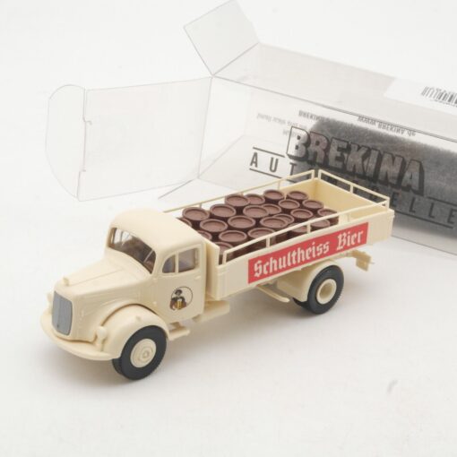 Brekina 1:87 40018 MB L311 Pritsche Schultheiss Bier neuwertig in OVP QR9186