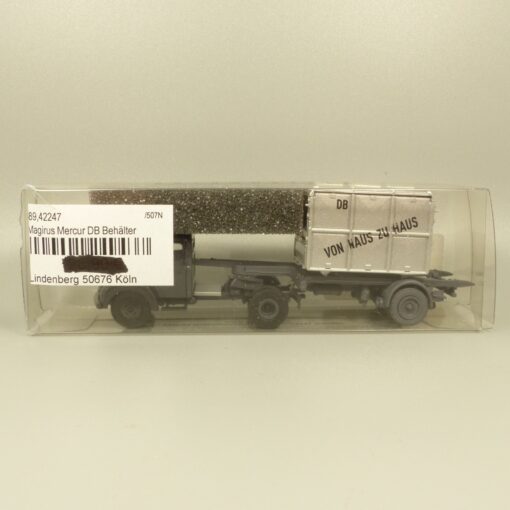 Brekina 1:87 42238 Magirus Mercur Container-Sattelzug DB in OVP EX7197 – Bild 4