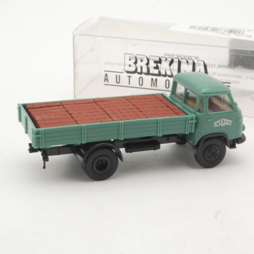 Brekina 1:87 43217 Borgward B 655 Pritsche Schwarzbau neuwertig in OVP QR9360 – Bild 3