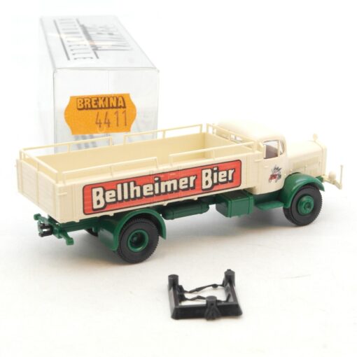 Brekina 1:87 4411 Mercedes-Benz L4500 Bierpritsche in OVP RG64 – Bild 3