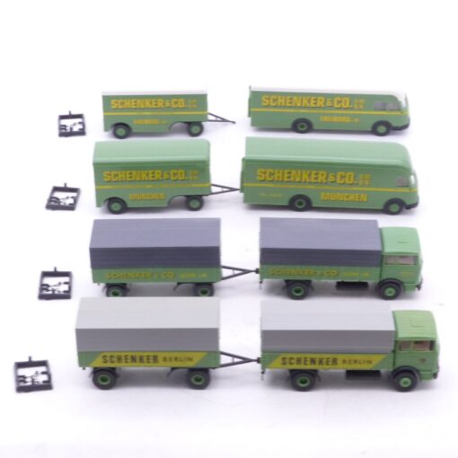 Brekina 1:87 4er-Pack ältere LKW Modelle Schenker in Tüte siehe Bilder o. EX6777 – Bild 3