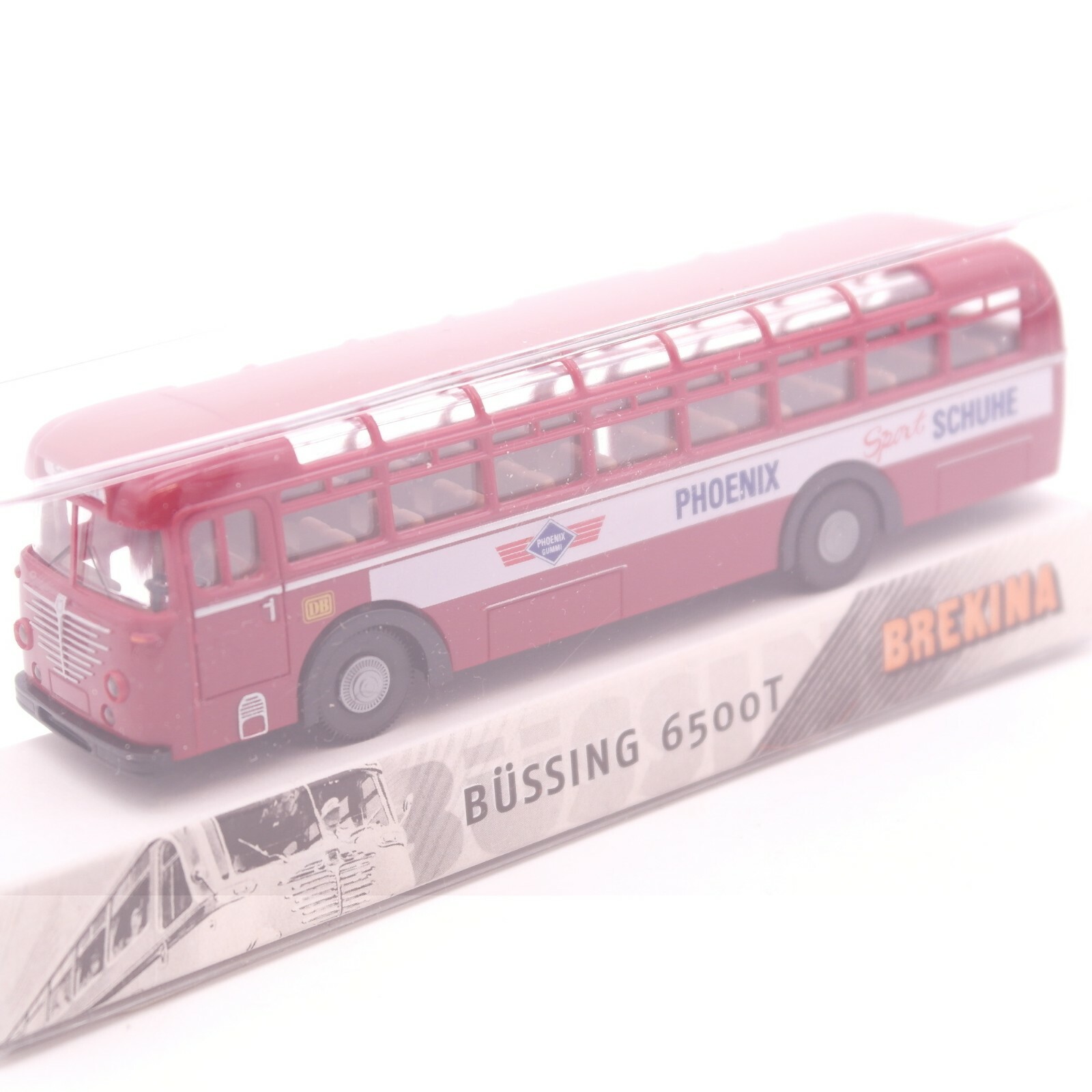 Brekina 1:87 59110 Büssing 6500T Phoenix Schuhe in OVP RT6289