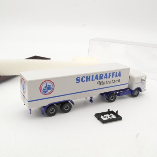 Brekina 1:87 79173 Büssing Sattelzug Schlaraffia Matratzen in OVP RR813 – Bild 3