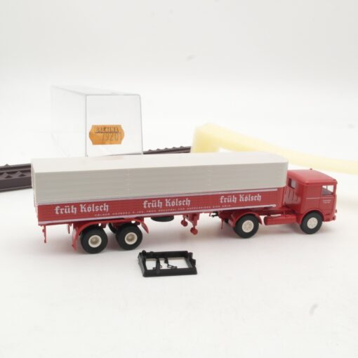 Brekina 1:87 79201 Büssing LS 11 Pritsche/Plane Früh Kölsch in OVP RR829 – Bild 3