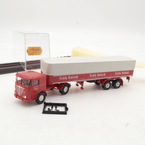 Brekina 1:87 79201 Büssing LS 11 Pritsche/Plane Früh Kölsch in OVP RR829