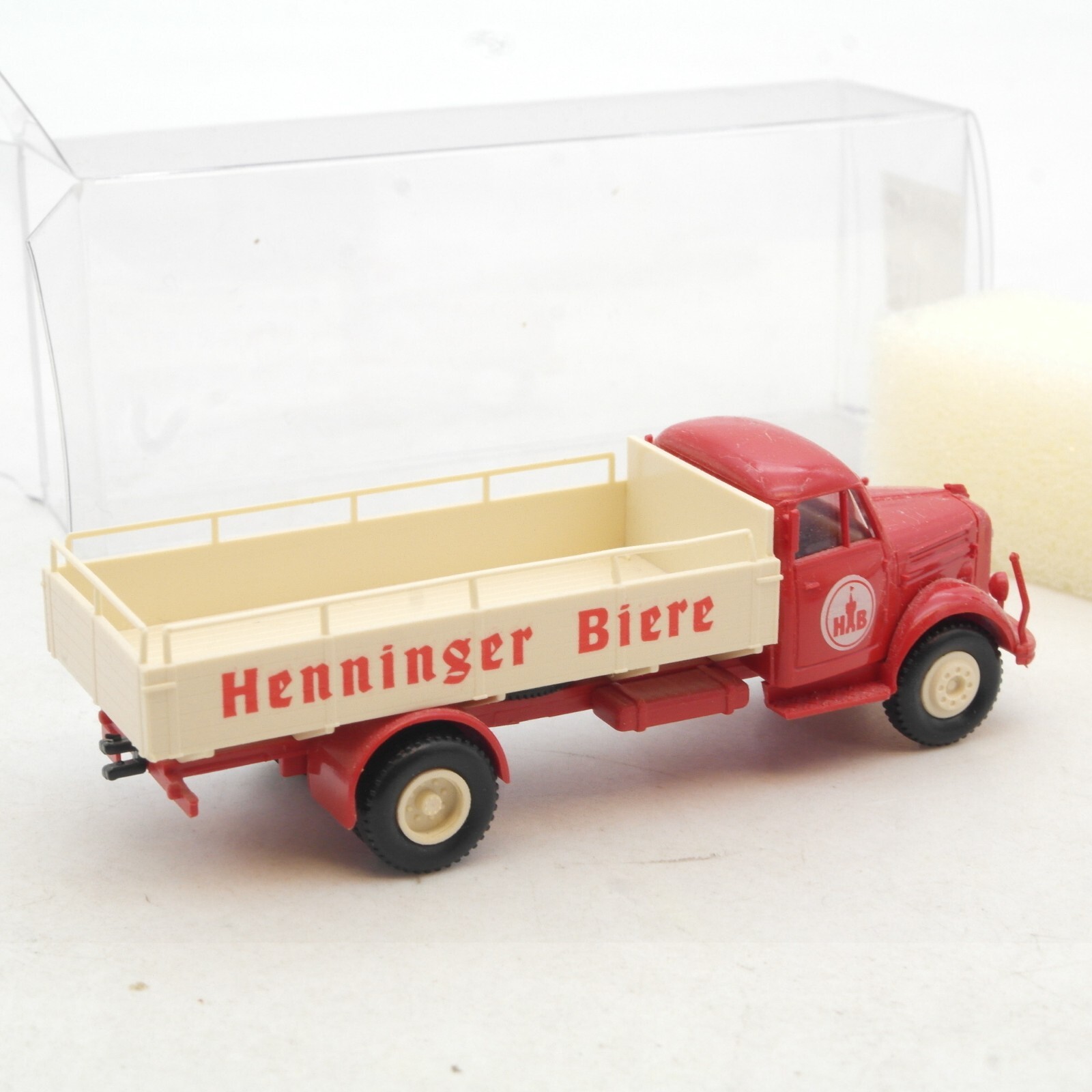 Brekina 1:87 Diesel LKW Pritsche Hengster Biere in EVP RG876 – Bild 3