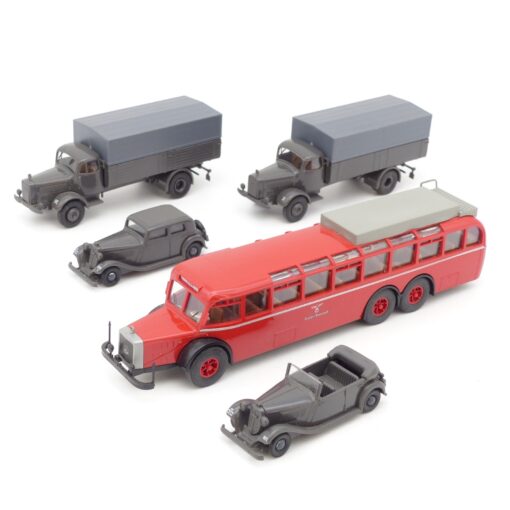Brekina 1:87 Konvolut alte Verkehrsmodelle in Tüte siehe Bilder o. EX7374