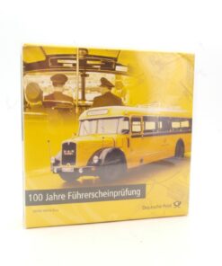 Brekina 1:87 MAN Bus 100 Jahre Führerscheinprüfung Deutsche Post in OVP RG1405