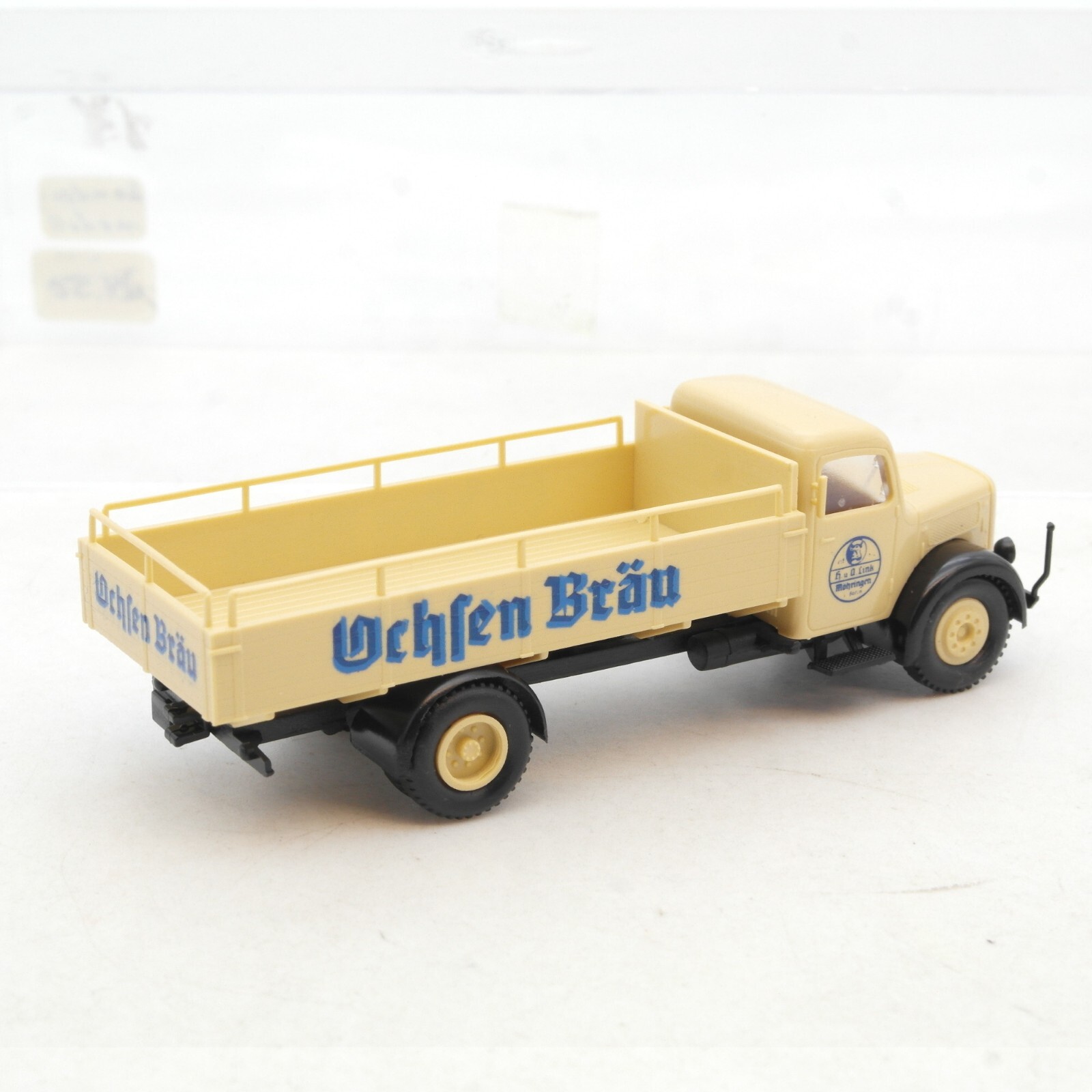 Brekina 1:87 Magirus Pritschen-LKW Ochsen Bräu in OVP RG166 – Bild 3