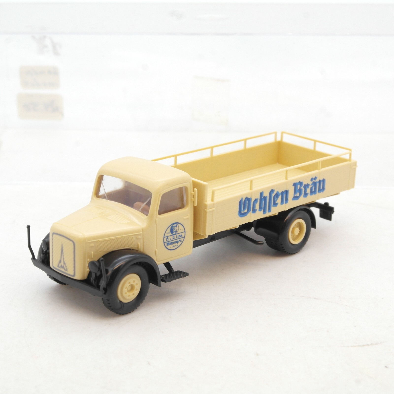 Brekina 1:87 Magirus Pritschen-LKW Ochsen Bräu in OVP RG166