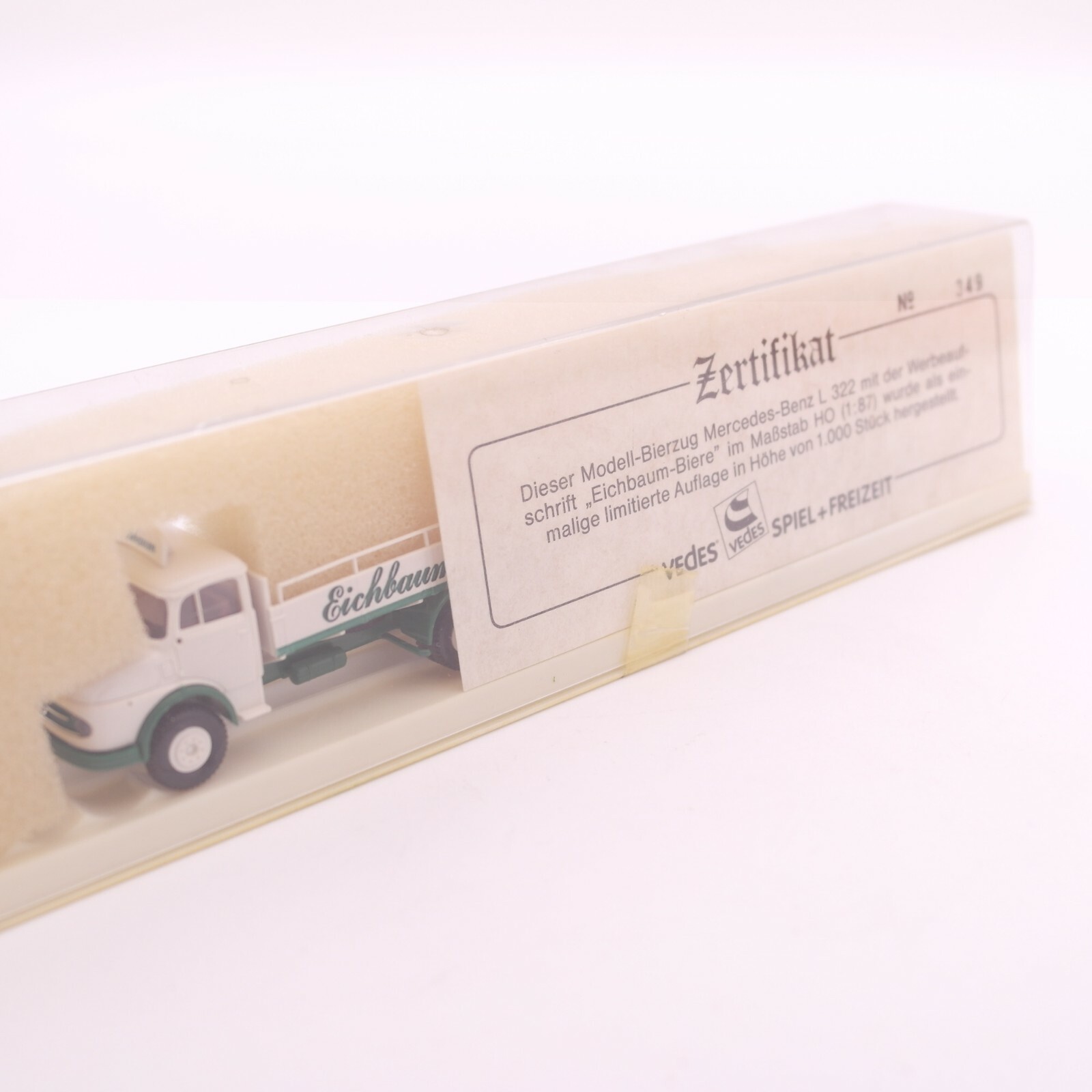 Brekina 1:87 Mercedes Benz L 322 Eichbaum Bier limitiert neuwertig in OVP RT4244 – Bild 3