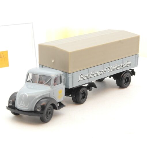 Brekina 1:87 Nr.: 4260 Magirus S 4500 Sattelzug Weihenstephan, in OVP RG171