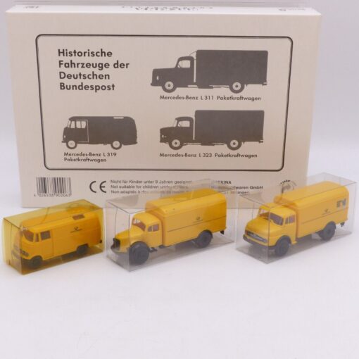 Brekina 1:87 Serie 5 - 3er Set Fahrzeuge der Deutschen Bundespost, in OVP EX1847