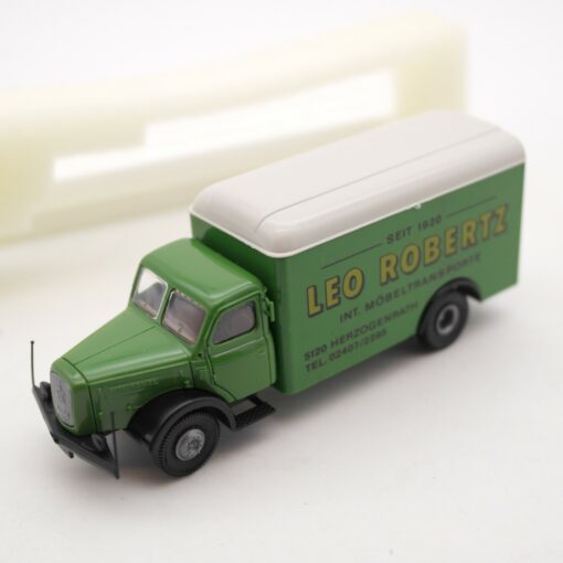 Brekina 1:87 SoMo Henschel LKW Leo Robertz in OVP RI1495