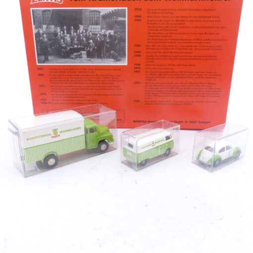 Brekina 1:87 Werbemodell Set Zentis Konfitüre 3-teilig in OVP EX6936 – Bild 3