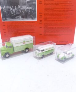 Brekina 1:87 Werbemodell Set Zentis Konfitüre 3-teilig in OVP EX6936