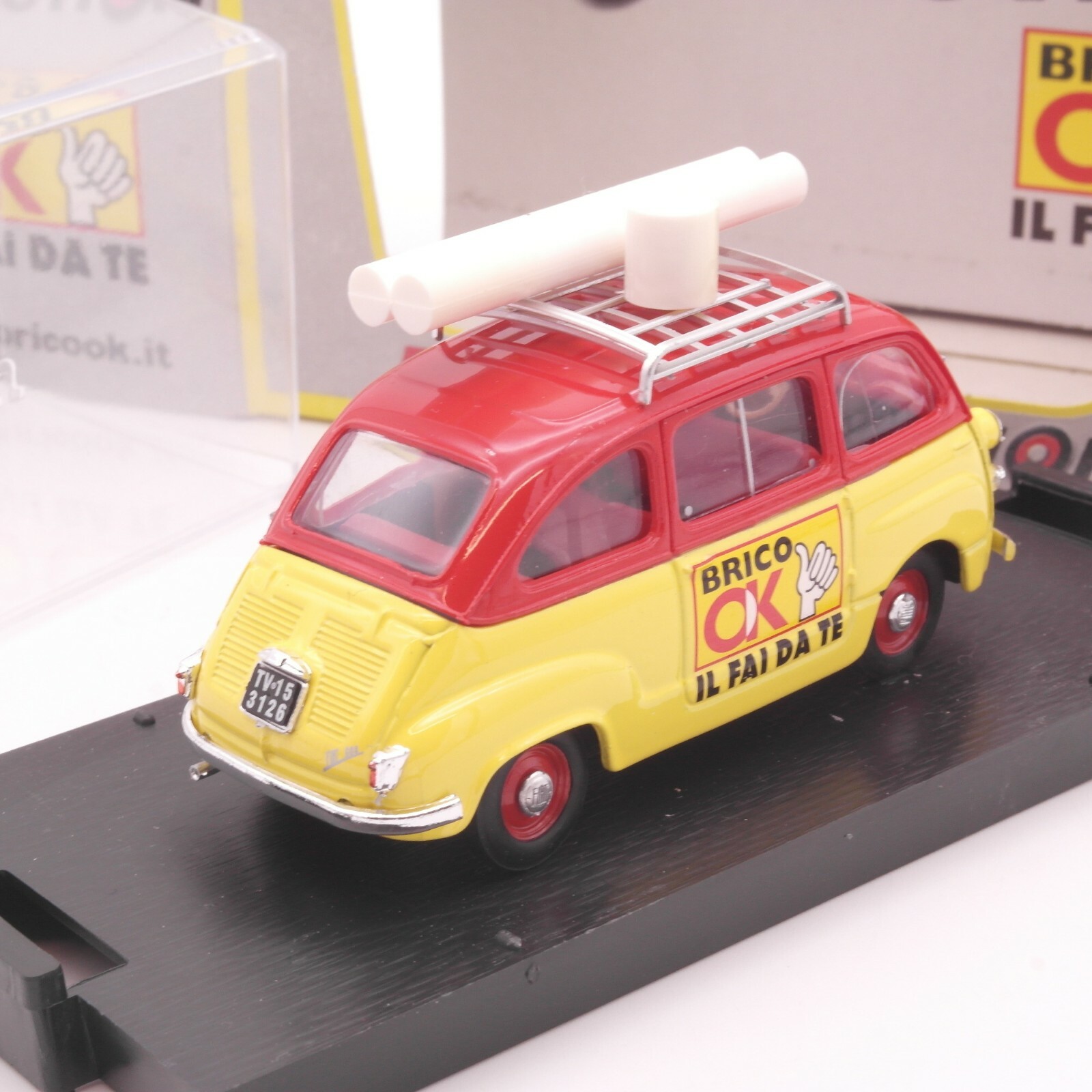 Brico Collection 1:43 BC04 Fiat 600 Multipla 1956 neuwertig in OVP RT4612 – Bild 4