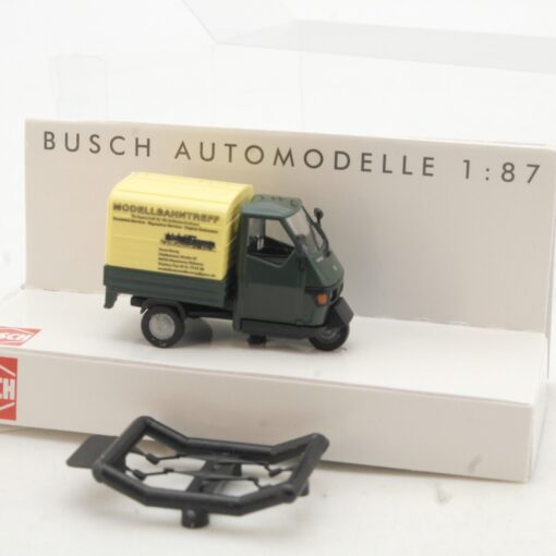 Busch 1:87 Piaggio Ape 50 BioSal Anlagenbau in OVP QR2177
