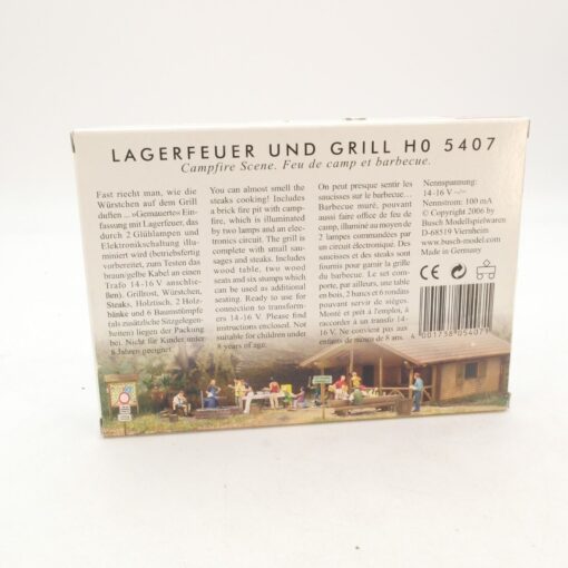 Busch H0 5407 Lagerfeuer & Grill in OVP RG7453 – Bild 3