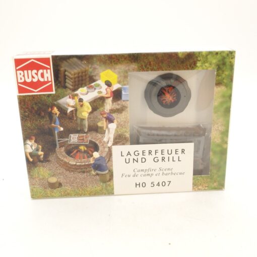Busch H0 5407 Lagerfeuer & Grill in OVP RG7453