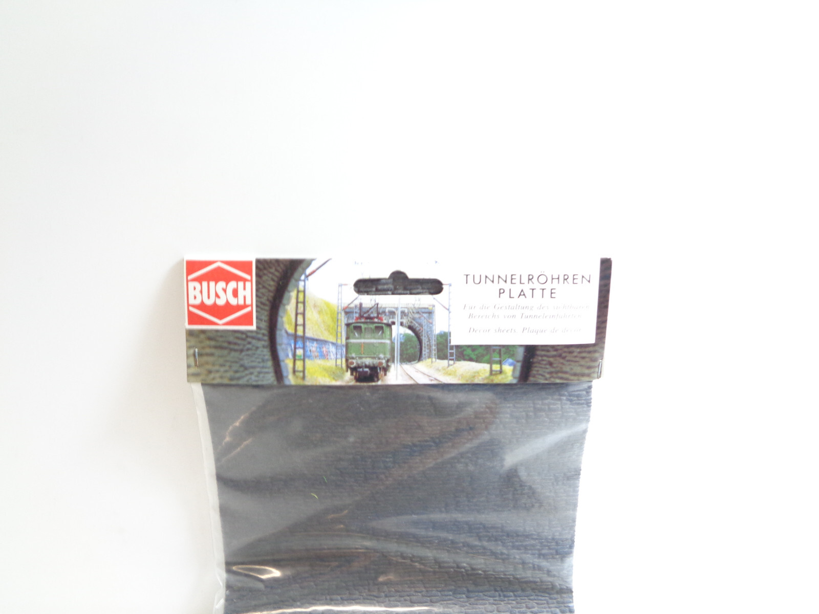 Busch H0 7404 Tunnelröhrenplatte 278x138mm in OVP C942